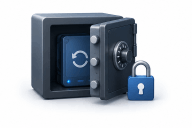 Vom Praxisnetz getrennte Offline-Datensicherung zum Schutz vor Ransomware und Schadsoftware